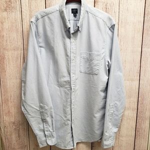 J.CREW Flex Light Blue Men's Medium Collard Shirt